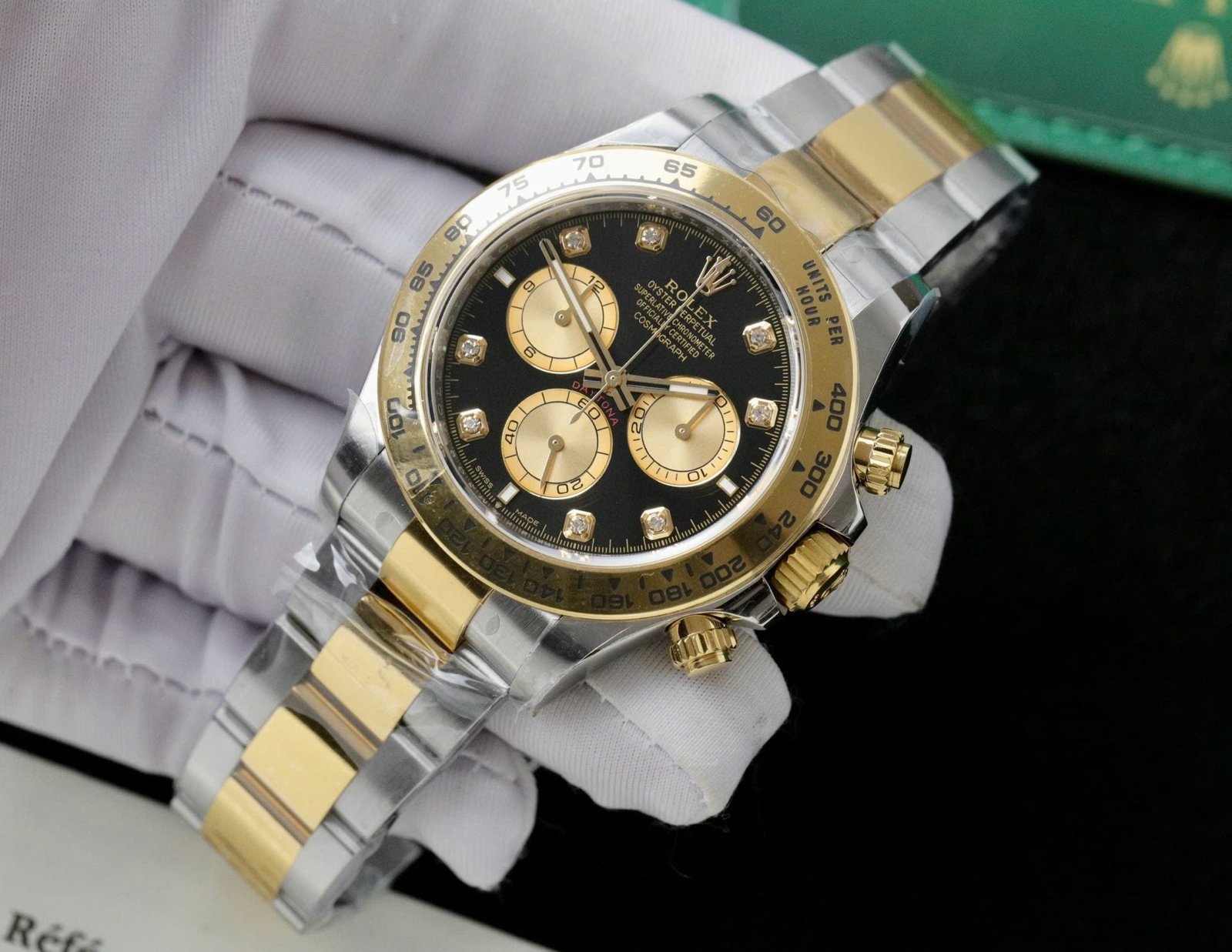 Rolex Cosmograph Daytona 126503 Watch Black Dial Oyster Strap 40mm - Image 3