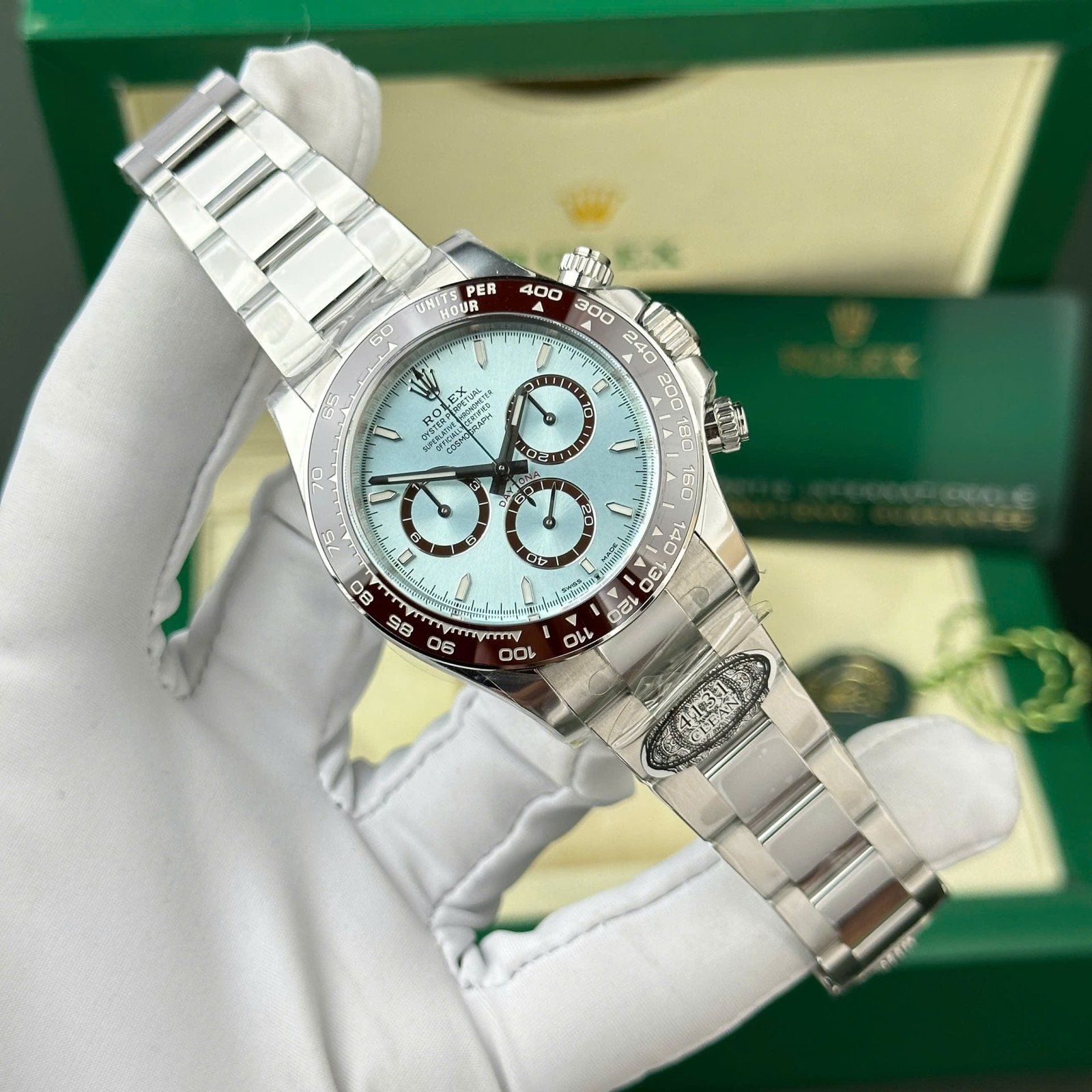 Rolex Cosmograph Daytona 126506 Watch Dial Ice Blue 40mm