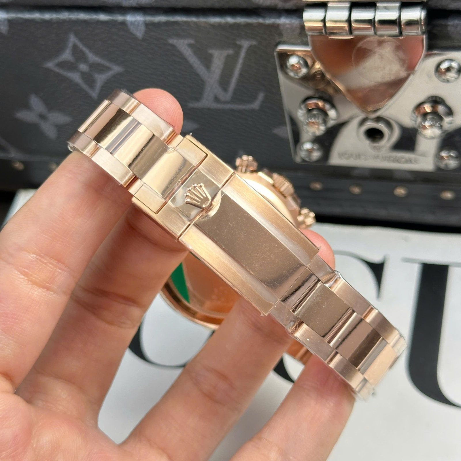 Rolex Cosmograph Daytona 126508 Watch Chocolate Dial Oyster Strap 40mm - Image 11