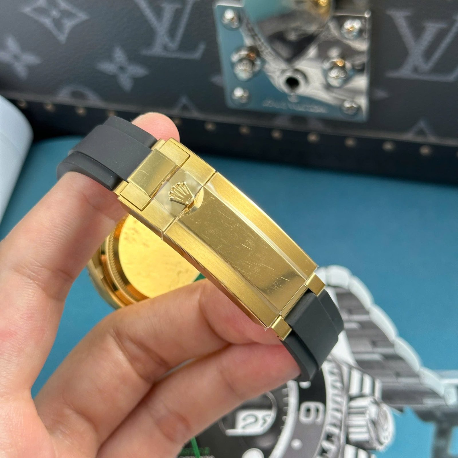 Rolex Cosmograph Daytona 126518LN Watch Turquoise Blue Lacquer Dial 40mm - Image 12