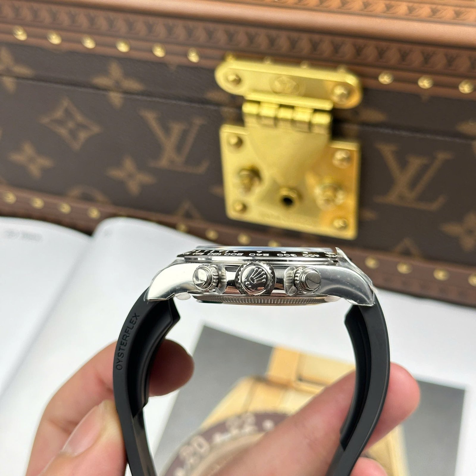 Rolex Cosmograph Daytona 126519L Watch Oysterflex Strap 40mm - Image 7