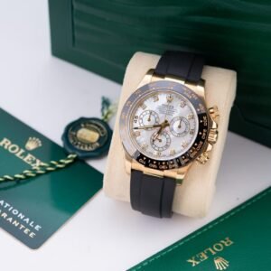Rolex Cosmograph Daytona  Mother Of Pearl & Moissanite Diamonds Dial 40mm