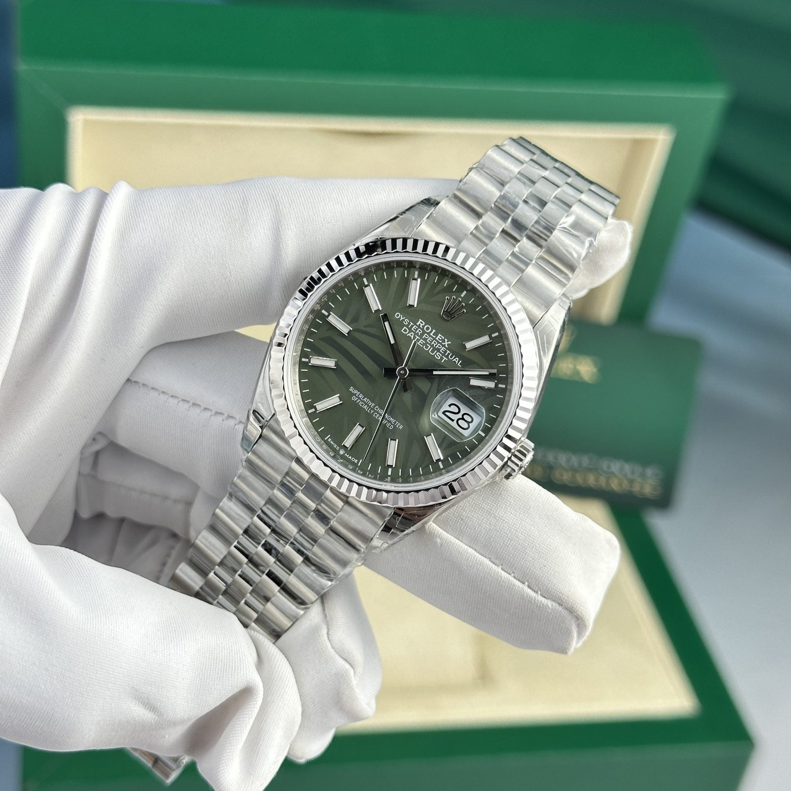 Rolex Watch DateJust 126234 Dial Green 36mm - Image 2