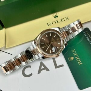 Rolex Watch Date Just 126331 Chocolate Dial Oyster Strap 41mm