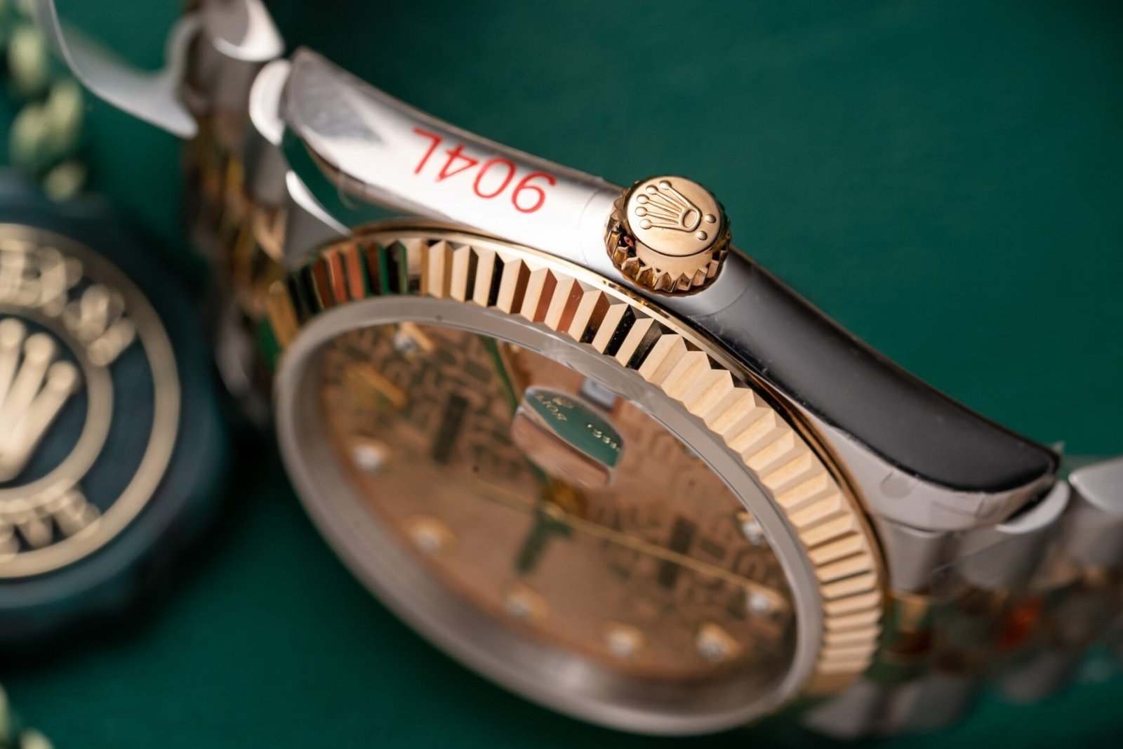 Rolex Date Just Watch Gold Wrapped Fluted Dial 36mm - Image 3