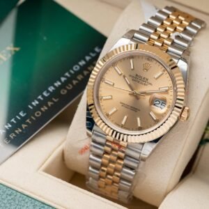 Rolex Date Just Watch Jubilee Strap Gold Wrapped 41mm