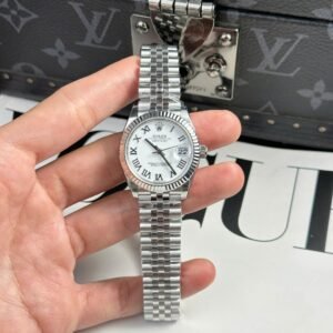 Rolex DateJust Watch Dial White Jubilee Strap 31mm