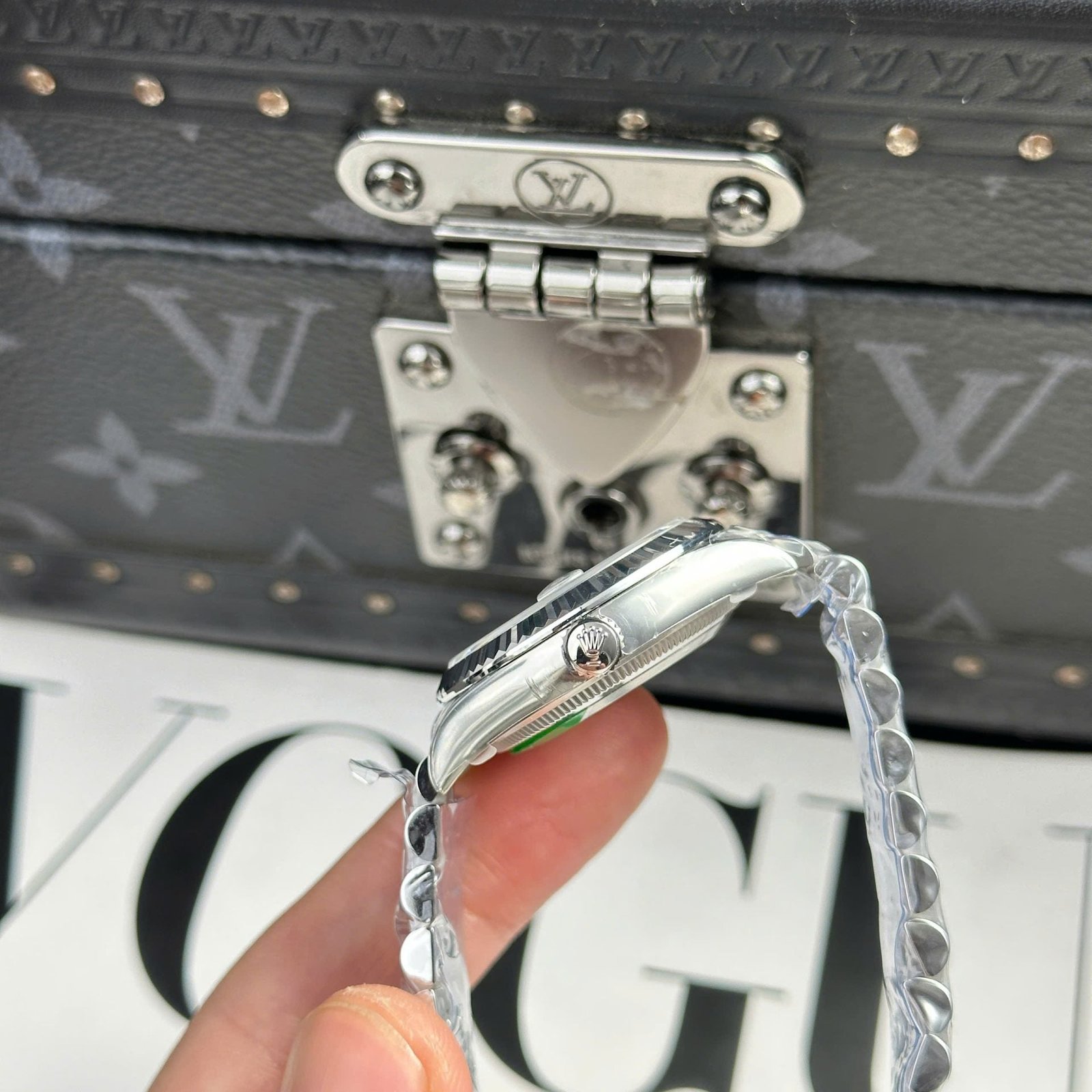 Rolex DateJust Watch Dial White Jubilee Strap 31mm - Image 8