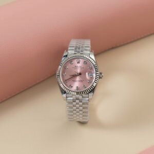 Rolex DateJust Lady Watch Pink Dial Jubilee Strap 31mm