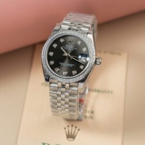 Rolex DateJust Lady Watch Gray Dial Jubilee Strap 31mm