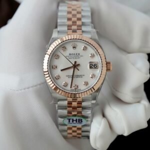 Rolex DateJust Dial MOP Watch Rose Gold 31mm