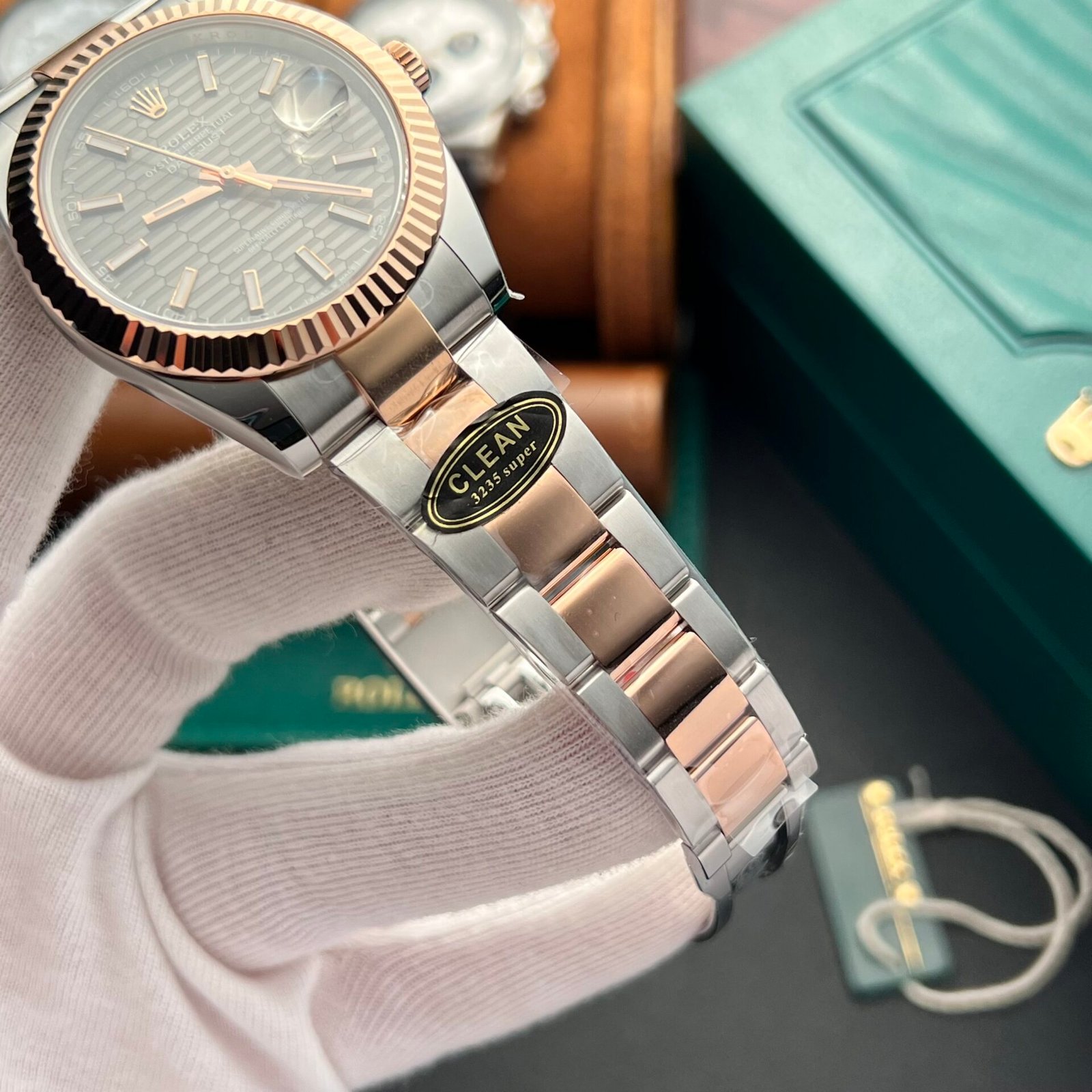 Rolex DateJust 126331 Watch Gray Dial Oyster Strap 41mm - Image 4