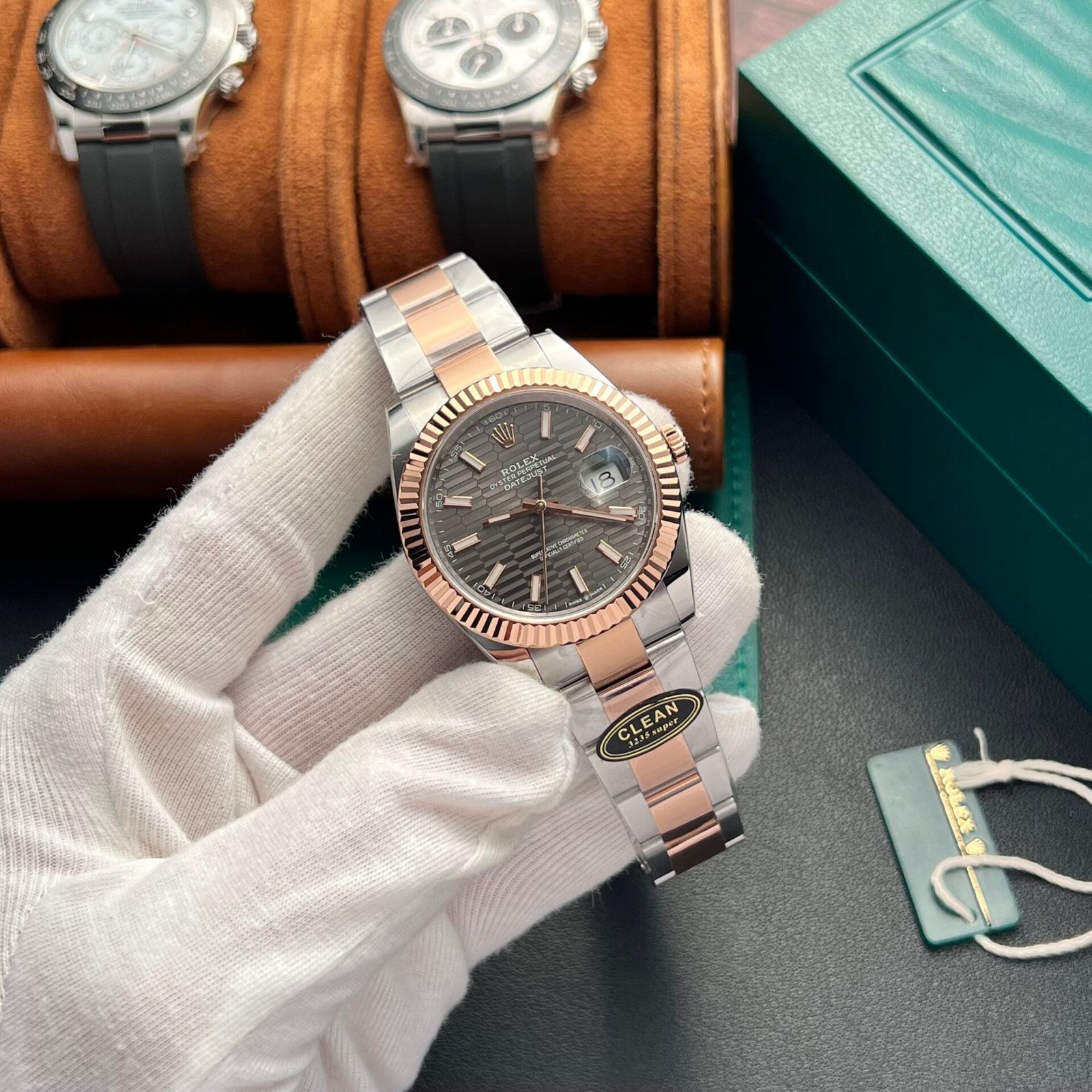 Rolex DateJust 126331 Watch Gray Dial Oyster Strap 41mm - Image 2