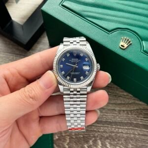 Rolex Date Just Watch Blue Dial Jubilee Strap 36-41mm