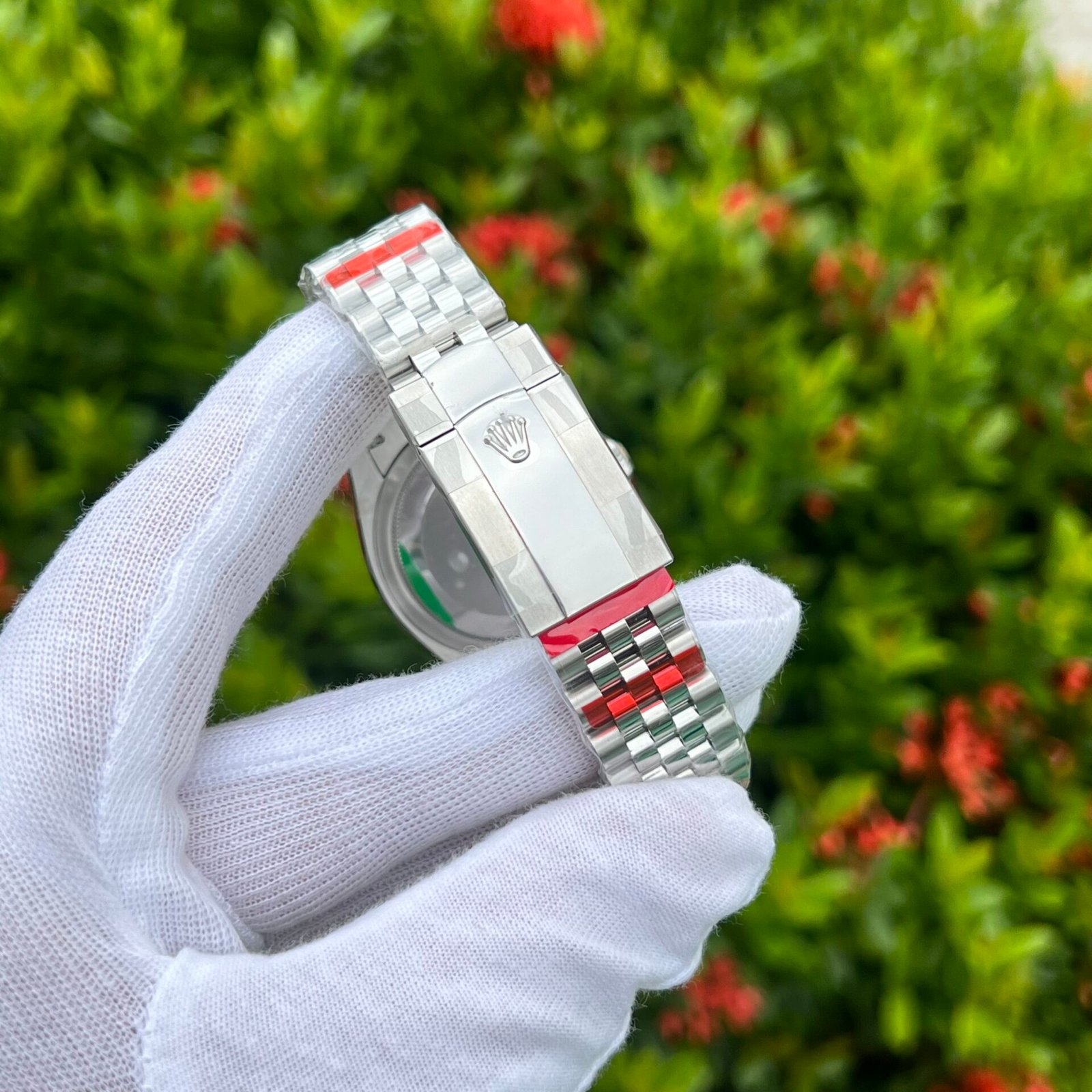 Rolex DateJust Blue Dial Watch Jubilee Strap 36mm - Image 5