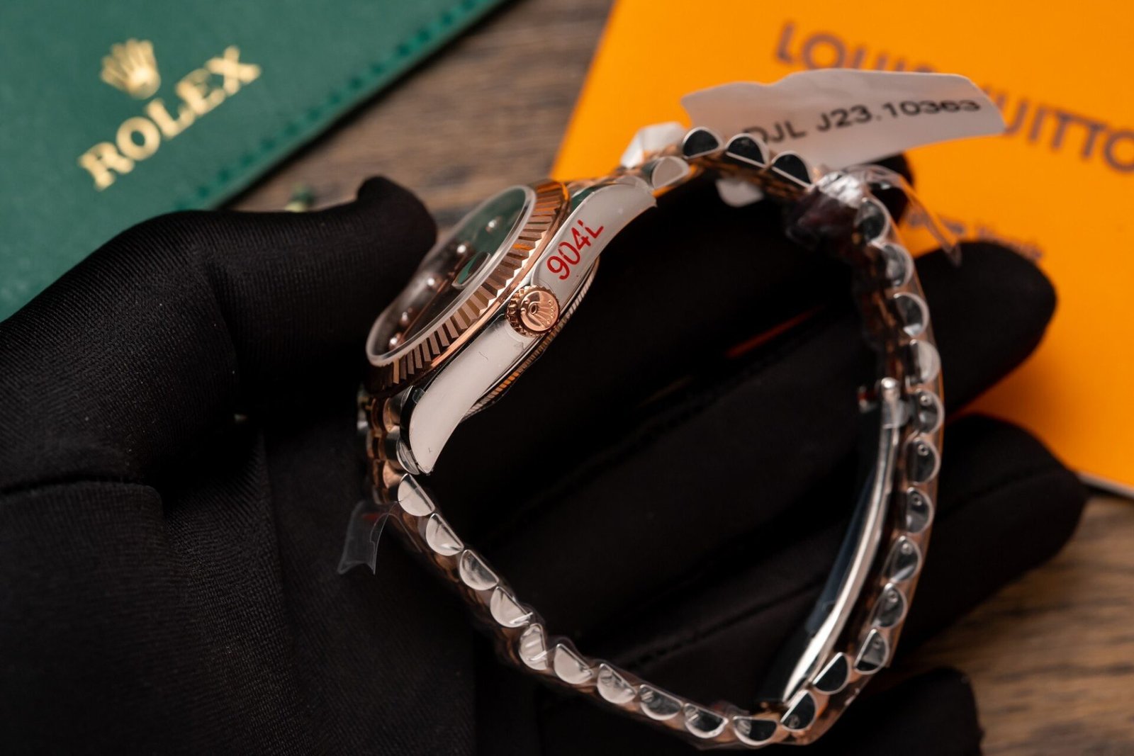 Rolex Watch Date Just Gold Wrapped Chocolate Dial 31mm - Image 6