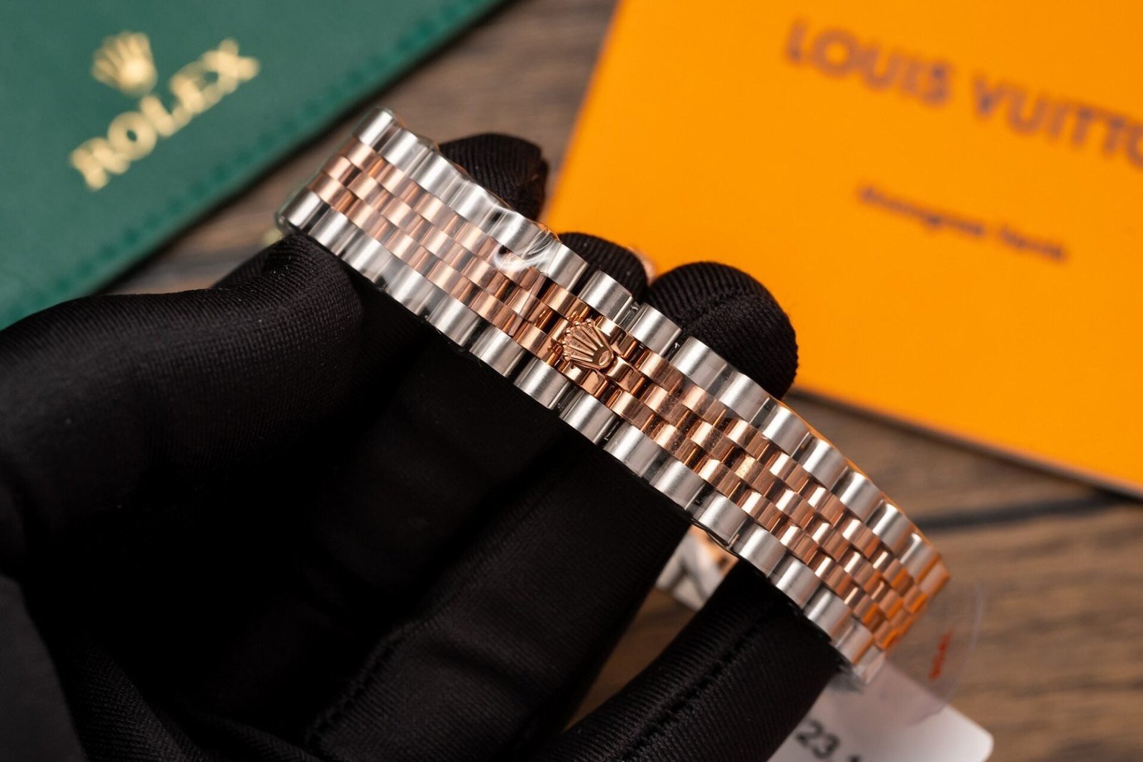 Rolex Watch Date Just Gold Wrapped Chocolate Dial 31mm - Image 7