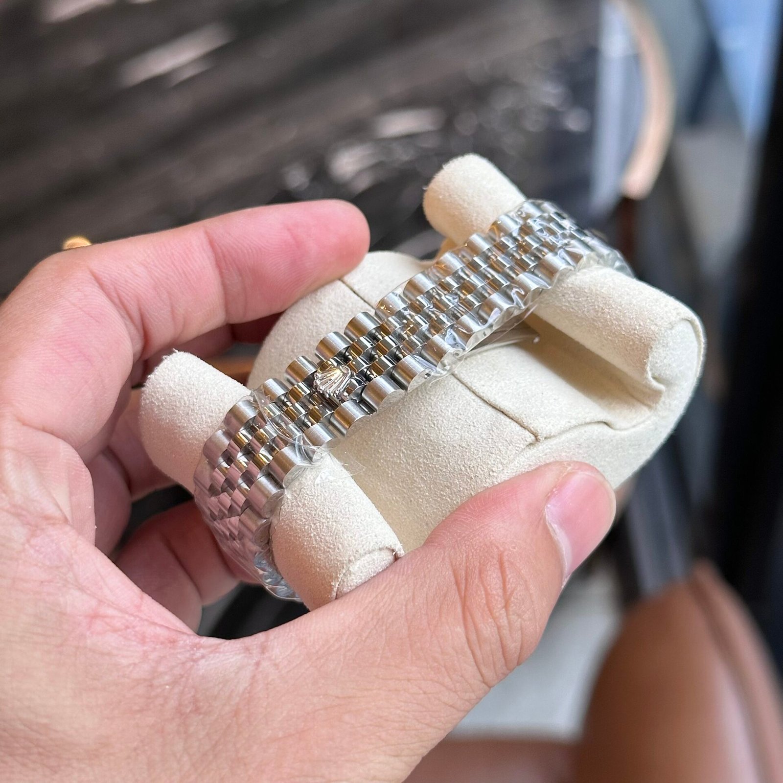 Rolex DateJust With Diamonds Pink Dial Women’s Watch 31mm - Image 5