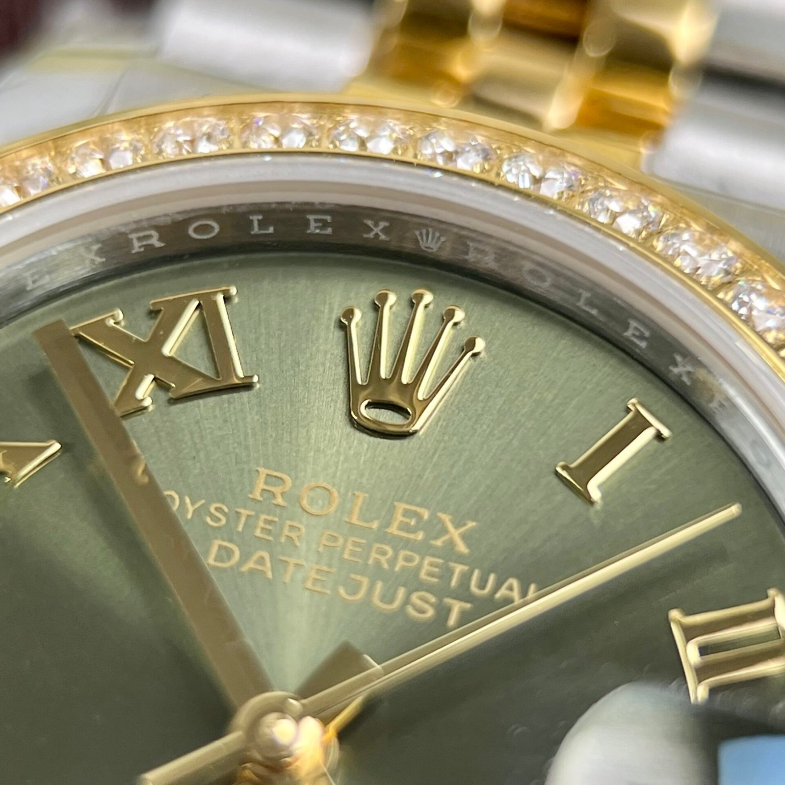 Rolex DateJust Women’s Watch With Stone Bezel 31mm - Image 5