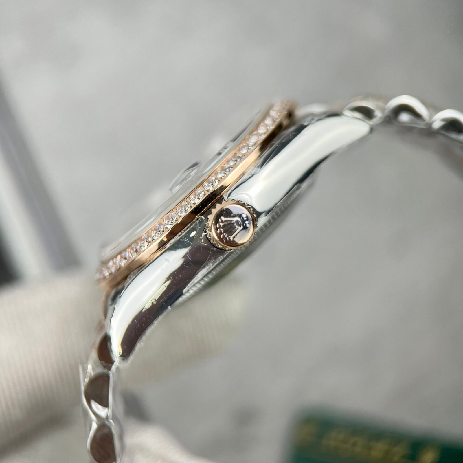 Rolex DateJust Watch Flower Dial With Diamond Bezel 31mm - Image 5