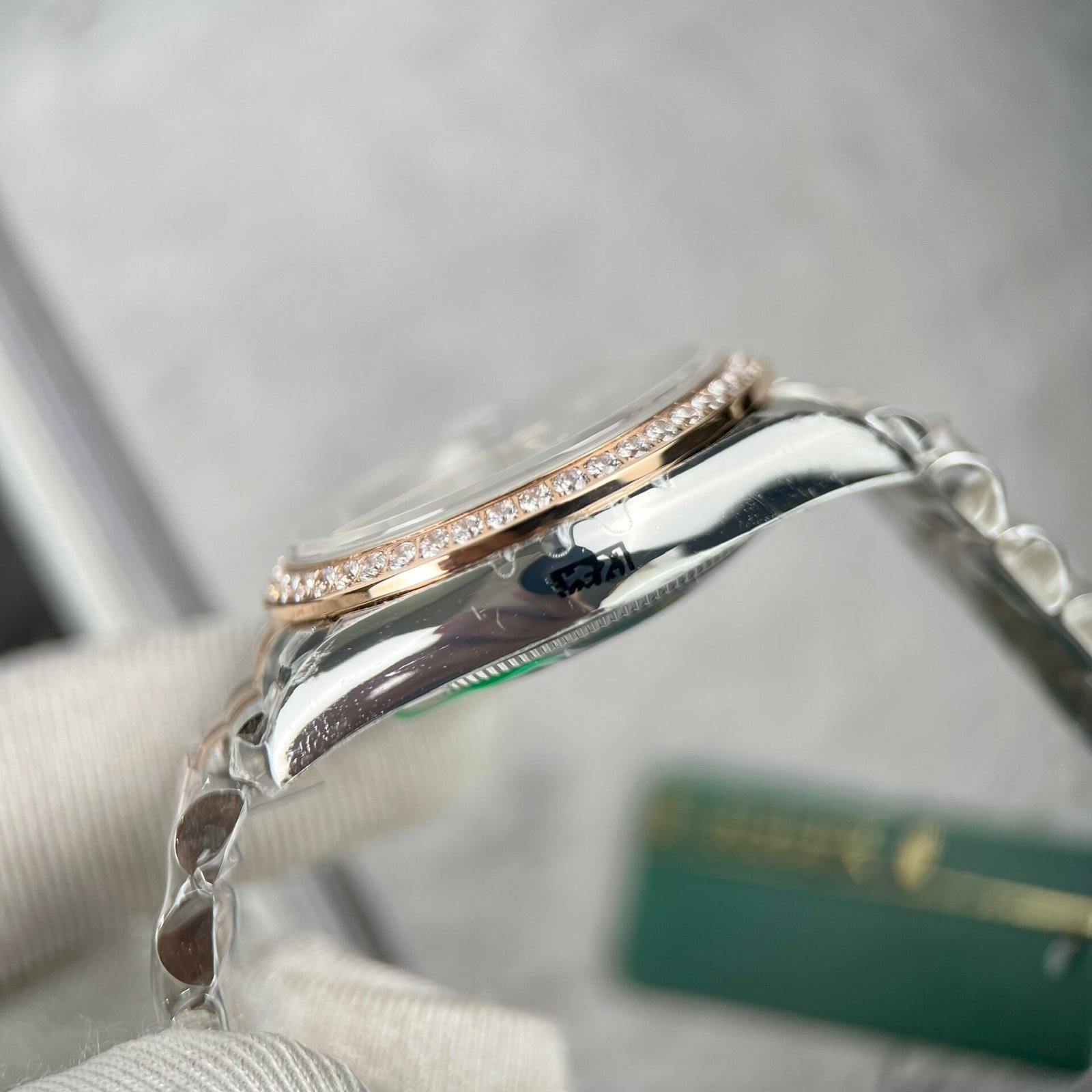 Rolex DateJust Watch Flower Dial With Diamond Bezel 31mm - Image 6