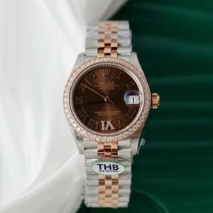 Rolex DateJust Watch Chocolate Dial 31mm