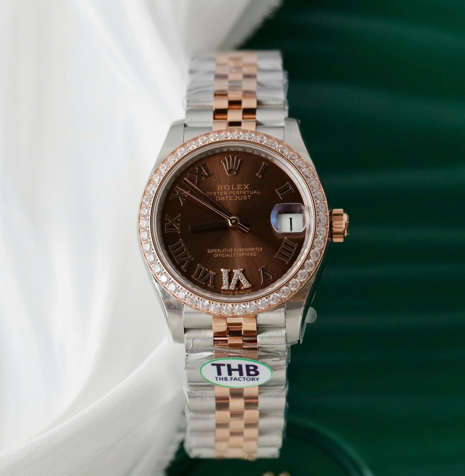 Rolex DateJust Watch Chocolate Dial 31mm