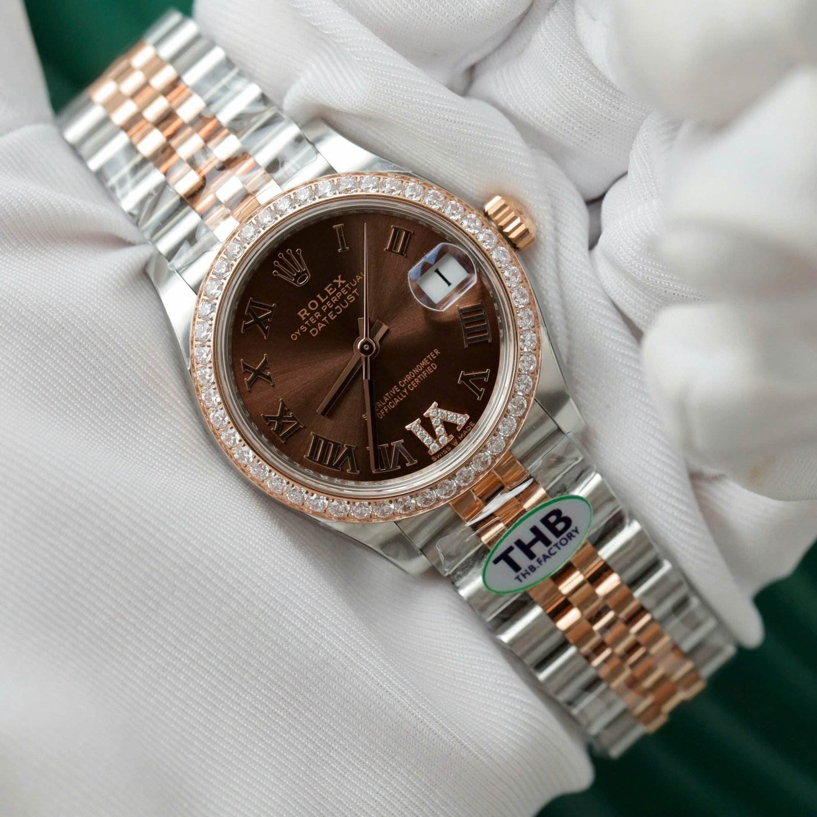 Rolex DateJust Watch Chocolate Dial 31mm - Image 2