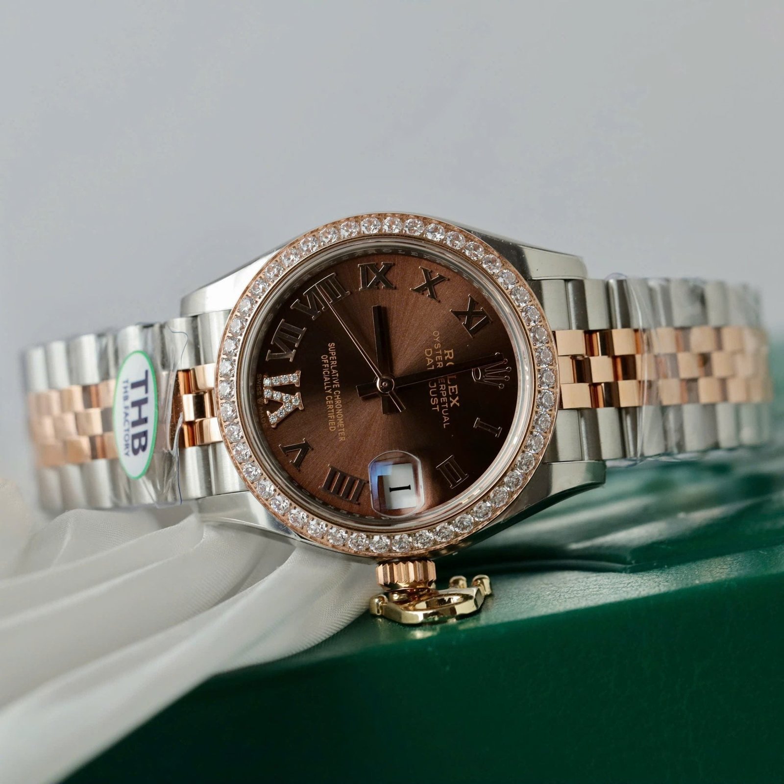 Rolex DateJust Watch Chocolate Dial 31mm - Image 4
