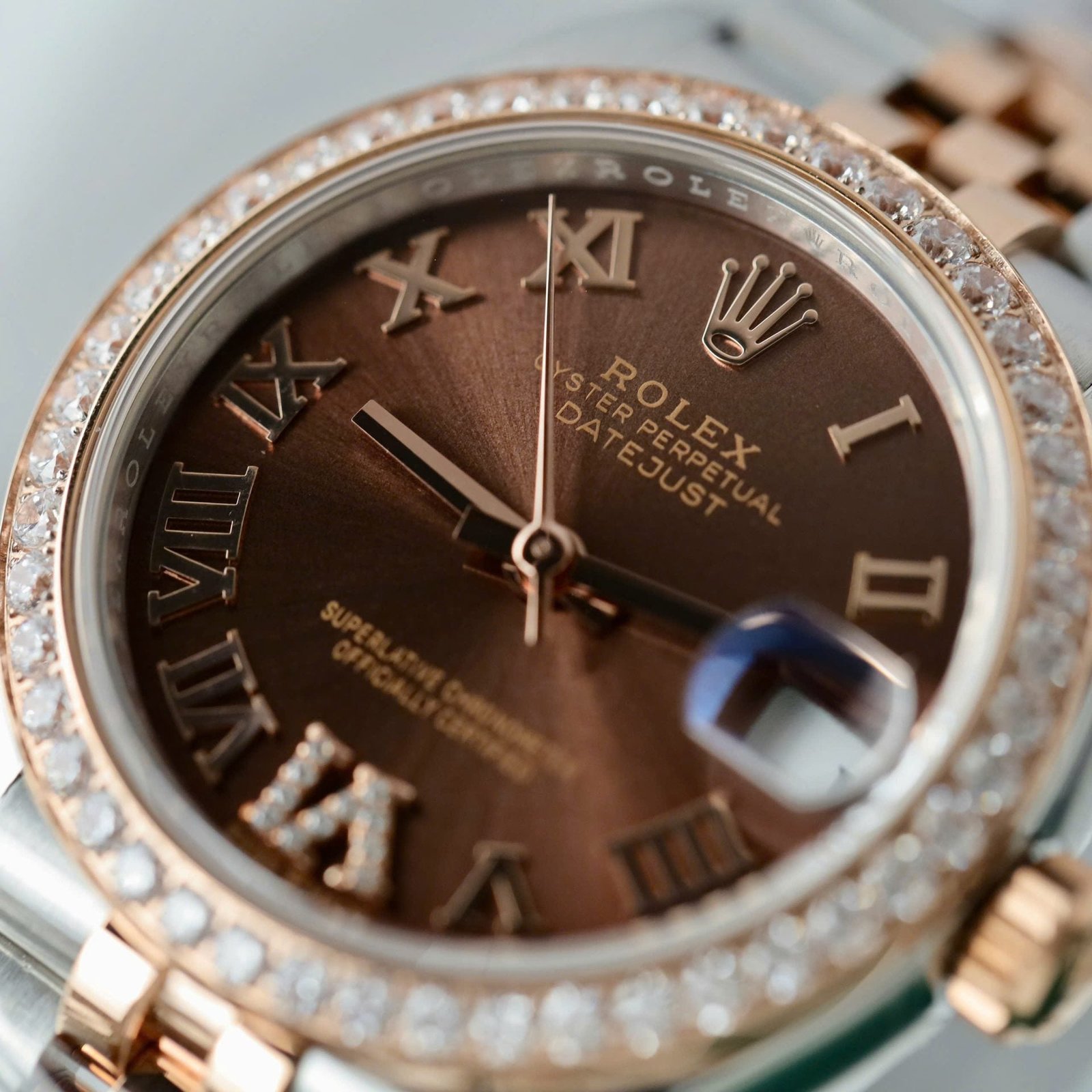 Rolex DateJust Watch Chocolate Dial 31mm - Image 5