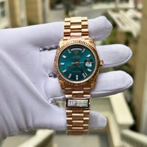 Rolex Day-Date 128235 Watch Dial Diamonds Moissanite 36mm