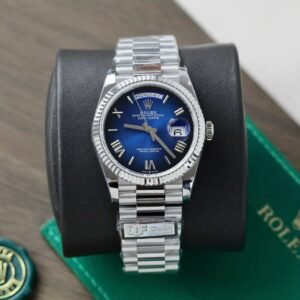 Rolex Day-Date 128236 Watch Dial Blue 36mm