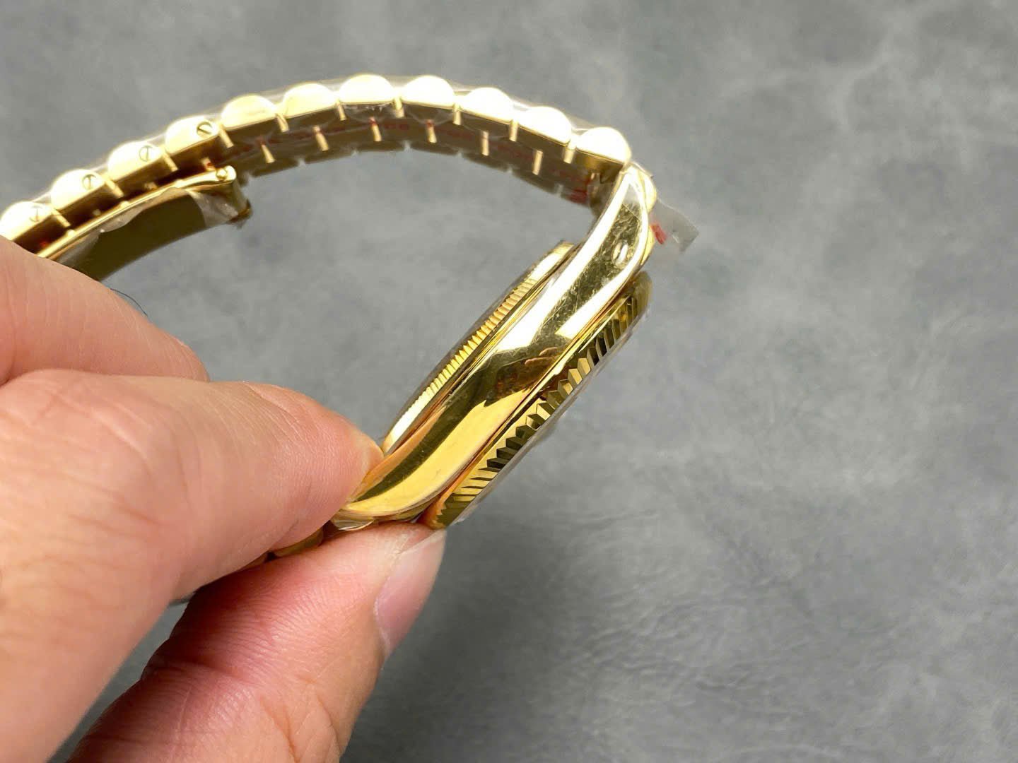 Rolex Day-Date 128238 Puzzle Emoji Jigsaw Motif Dial Watch 36mm - Image 5