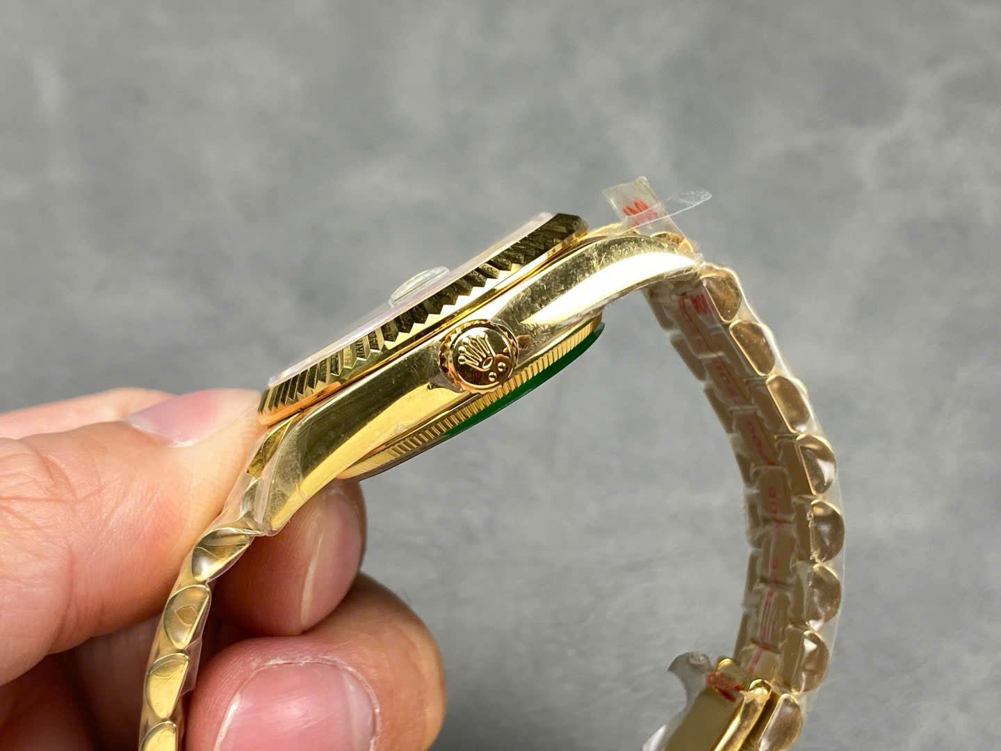 Rolex Day-Date 128238 Puzzle Emoji Jigsaw Motif Dial Watch 36mm - Image 4