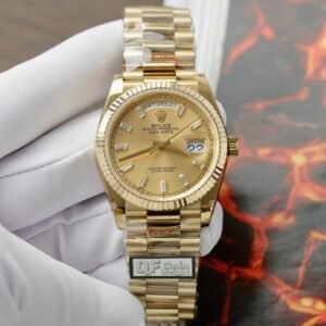 Rolex Day-Date 128238 Watch Yellow Dial 36mm