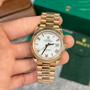 Rolex Watch Day-Date 228235 Rose Gold White Dial 40mm