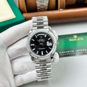 Rolex Day-Date 228236 Watch Black Dial 40mm