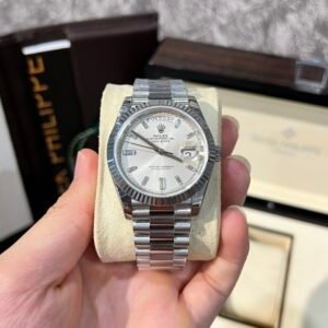 Rolex Day-Date 228239 Watch White Dial Refine 166gram 40mm