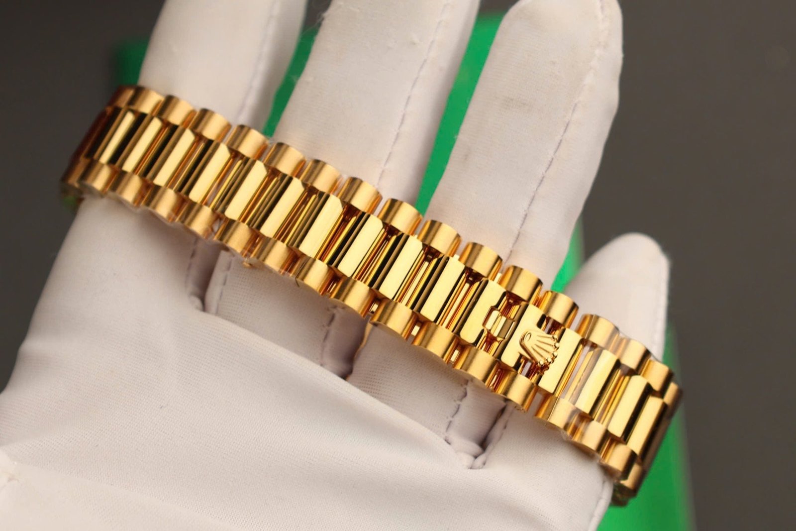 Rolex Day-Date Watch Dial Mother Of Pearl Gold Wrapped 36mm - Image 12