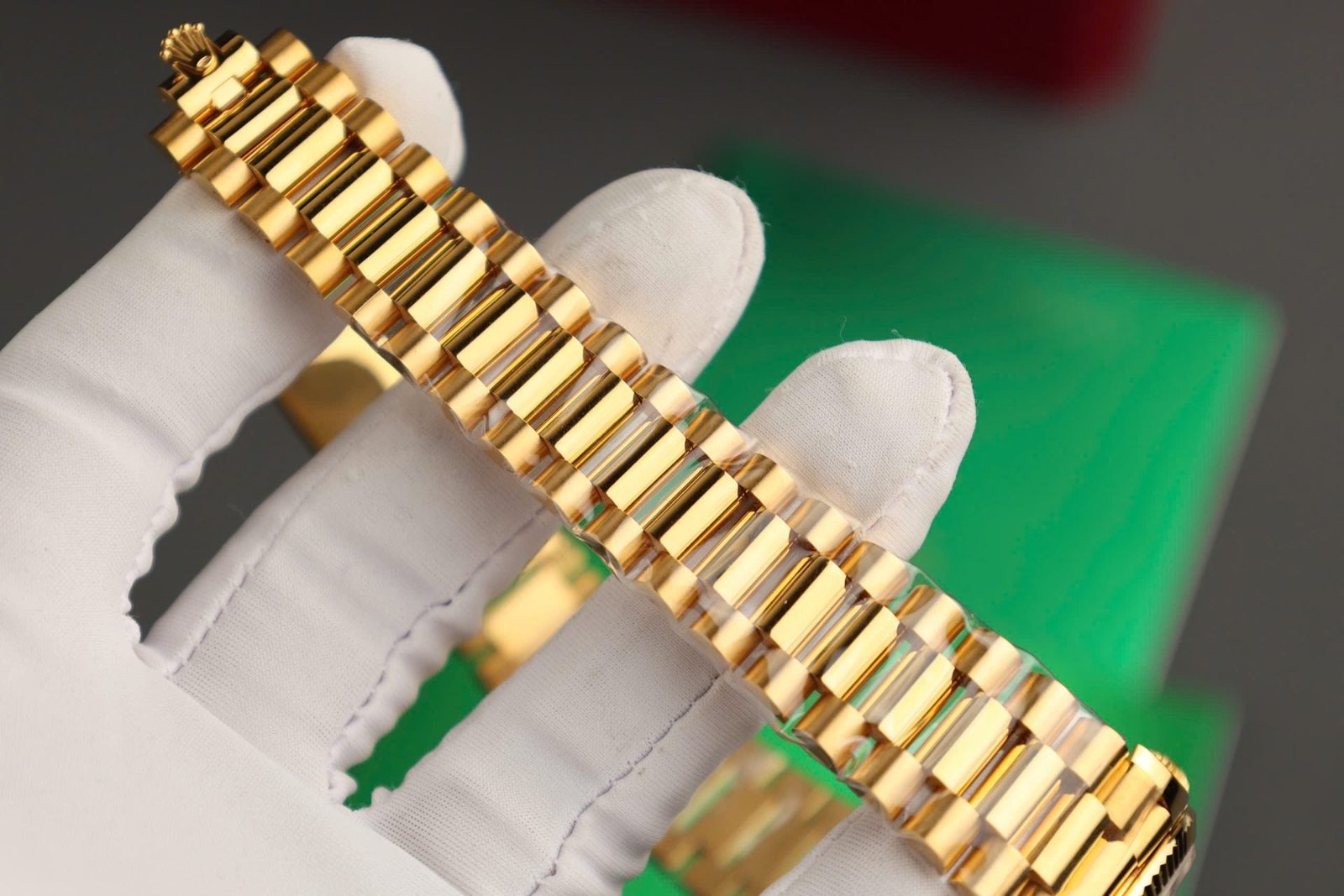 Rolex Day-Date Watch Dial Mother Of Pearl Gold Wrapped 36mm - Image 11