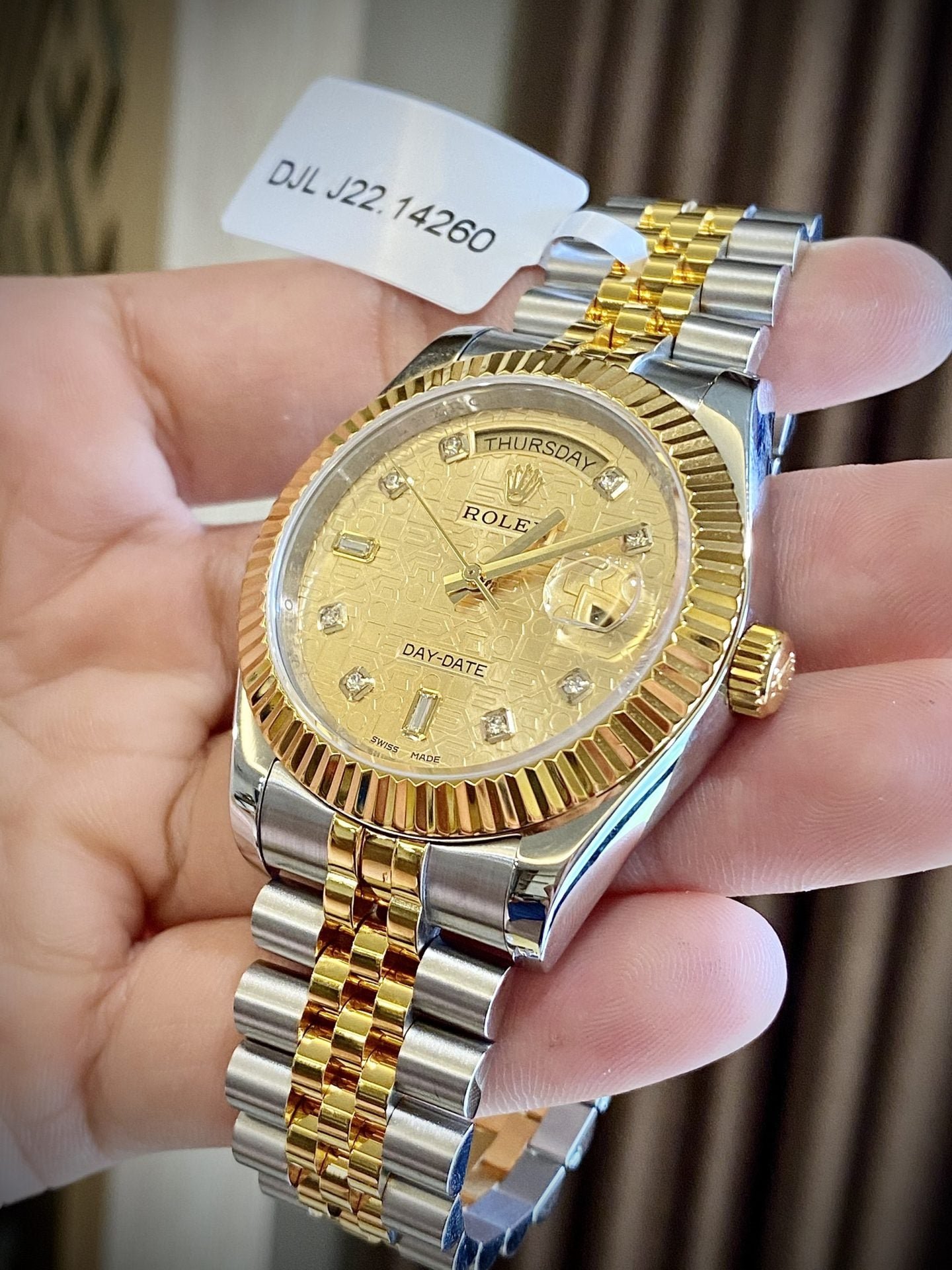 Rolex Watch Day-Date Gold Wrapped 40mm - Image 3