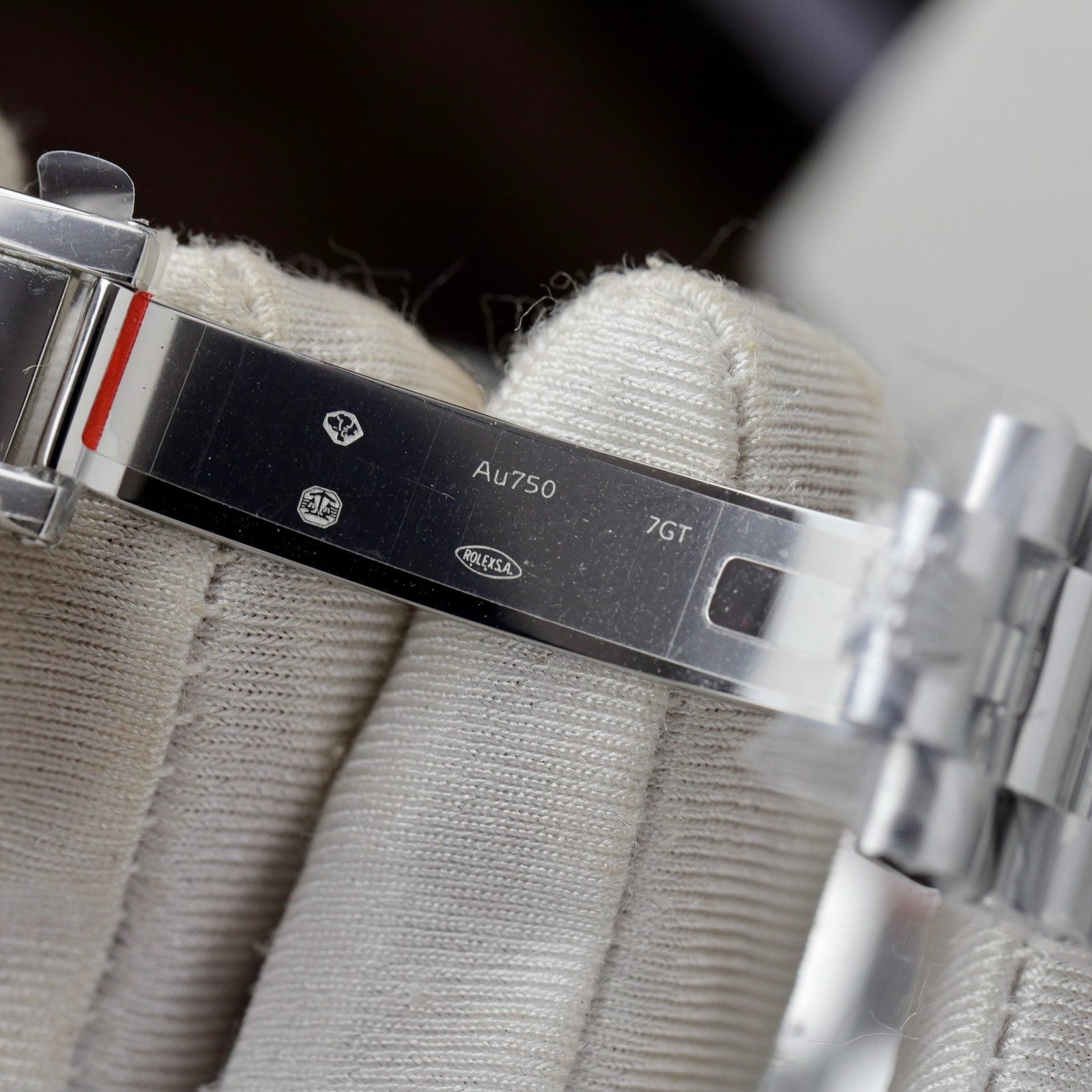 Rolex Watch Day-Date Dial Meteorite Number Pile Diamond Moissanite 40mm - Image 10