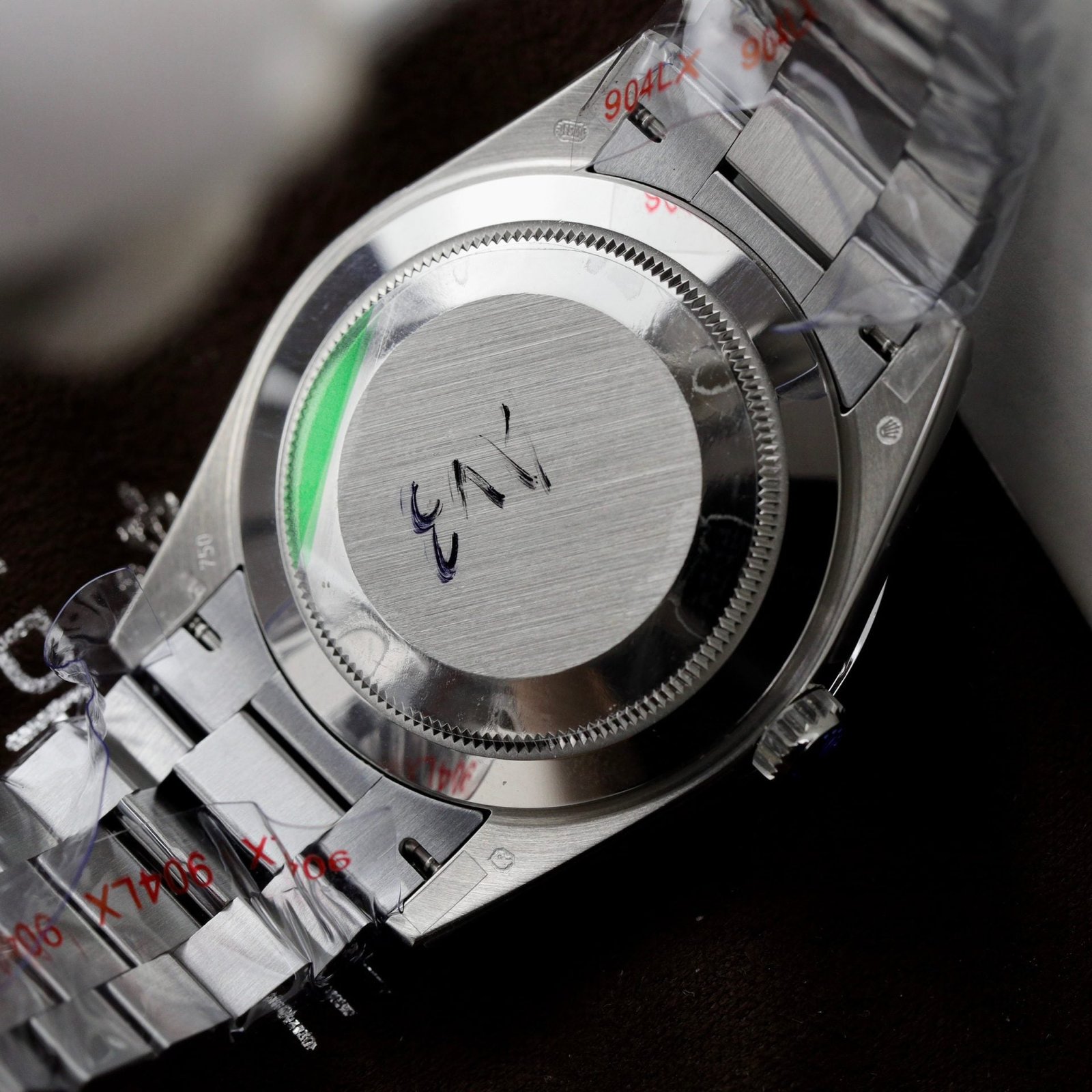 Rolex Watch Day-Date Dial Meteorite Number Pile Diamond Moissanite 40mm - Image 9