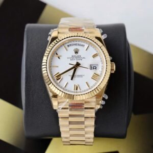 Rolex Day-Date Watch White Dial 40mm