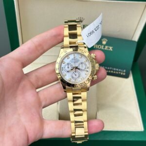 Rolex Daytona 116508 Gold Wrapped 11 Watch Dial Mother Of Pearl 40mm