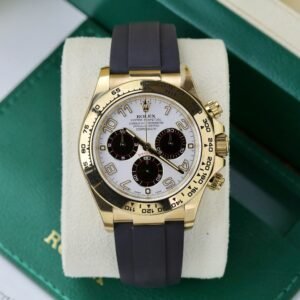 Rolex Daytona 116519 White Dial Watch 18K Gold Wrapped 40mm