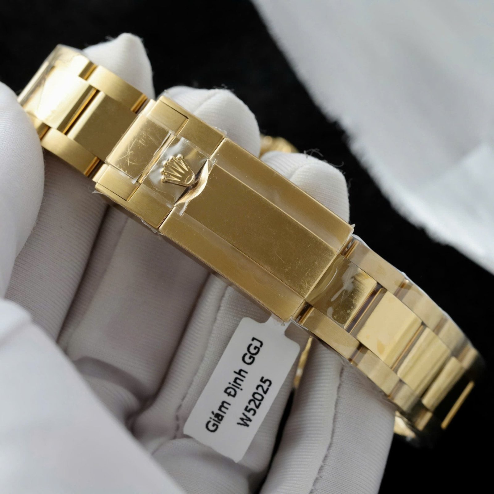 Rolex Daytona Meteorite Dial Watch Gold Wrapped + Moisanite Baguette 40mm - Image 10