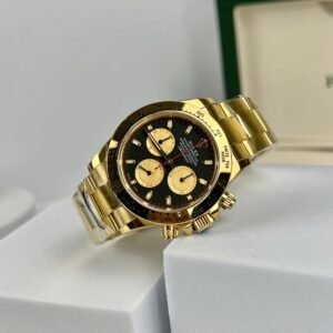 Rolex Daytona 11 Watch Black Dial 40mm