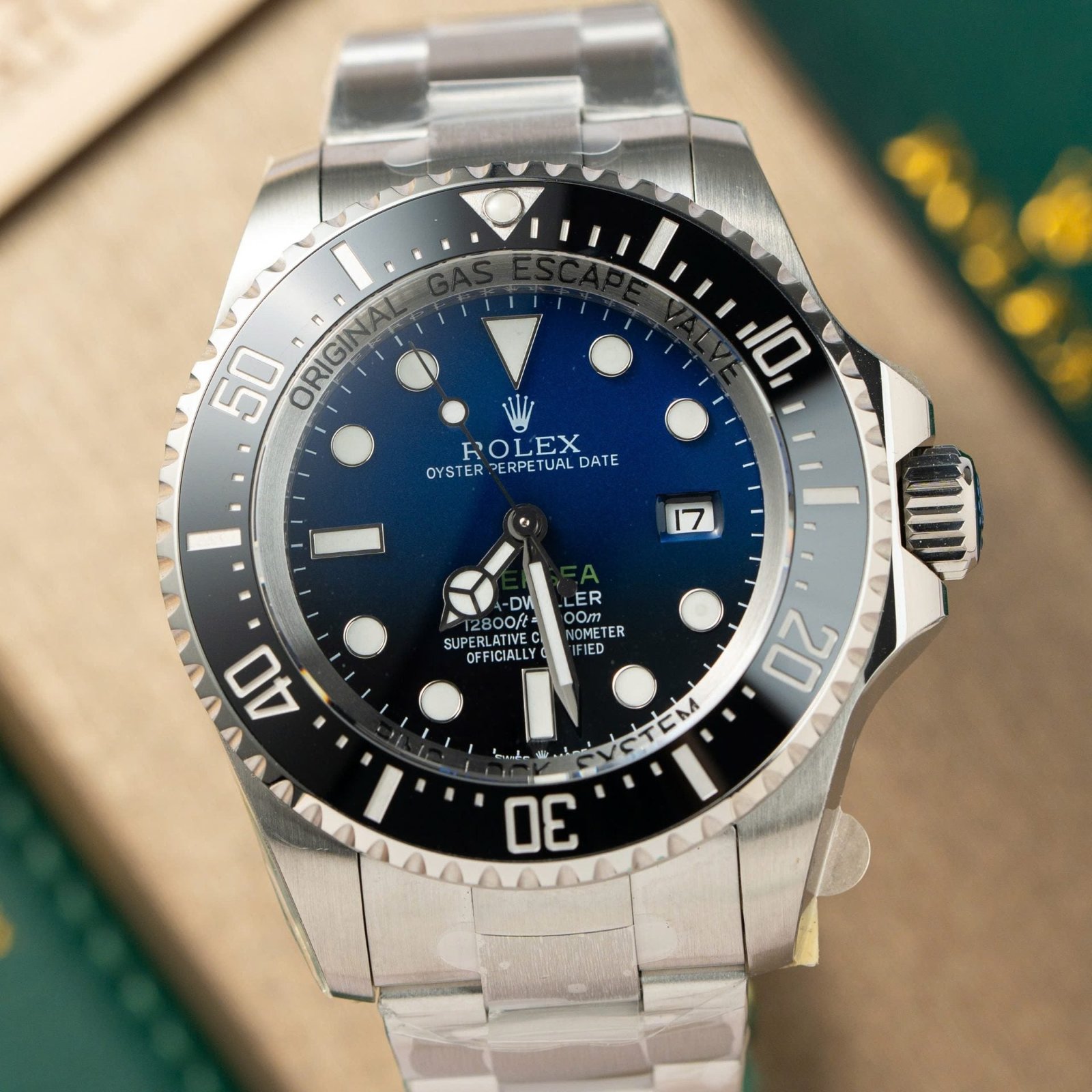 Rolex DeepSea 126660 Watch Dial D-Blue 44mm - Image 2