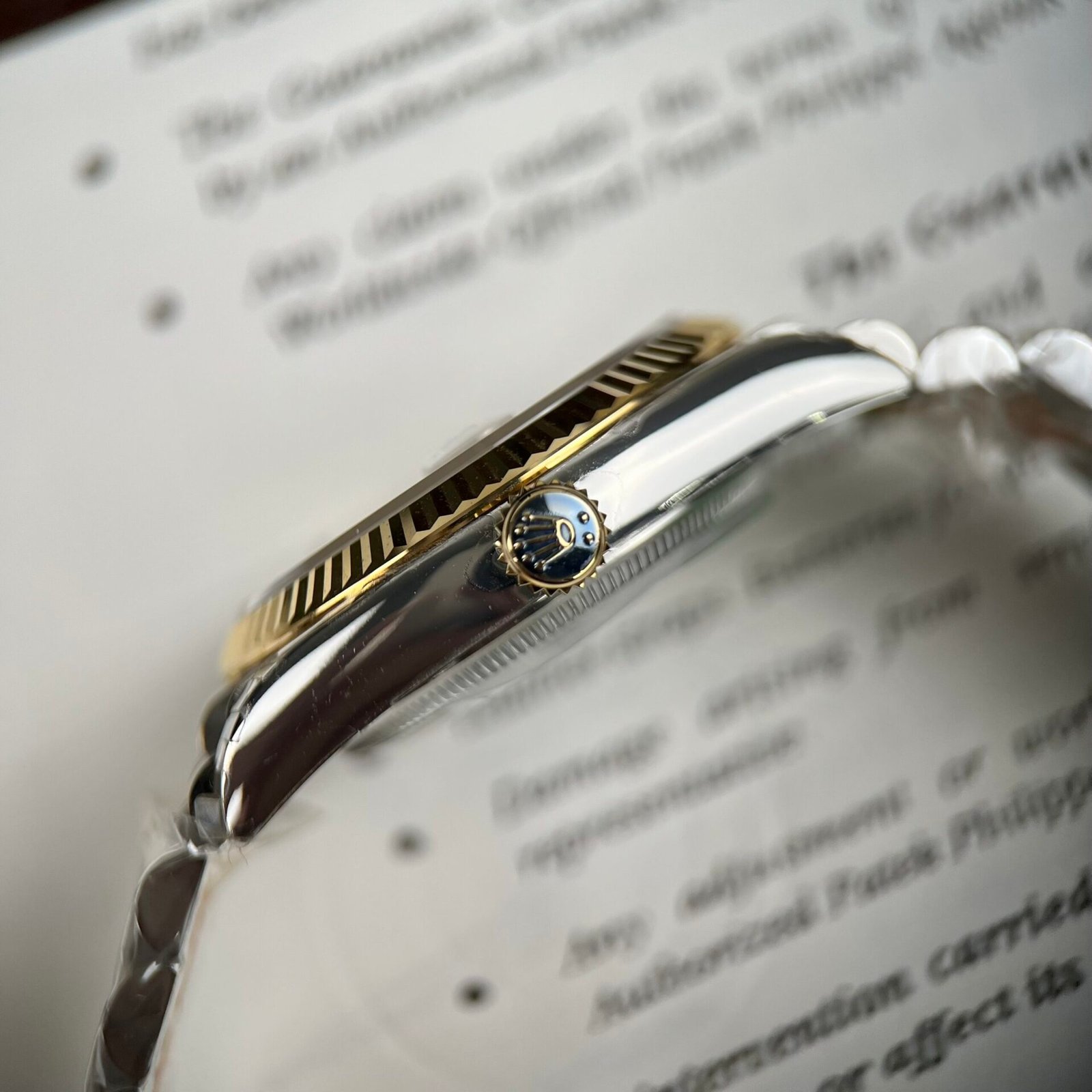 Rolex Date Just Watch Yellow Dial 36/41mm - Image 5